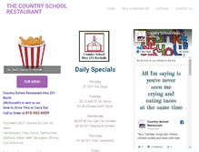 Tablet Screenshot of countryschoolrochelle.com